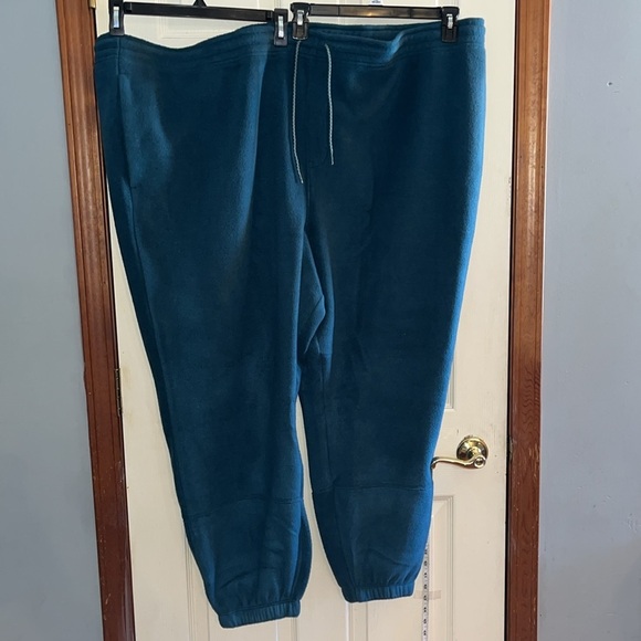 NWT-Columbia-6X short-blue/green-elastic waistband,drawstring, sweatpants/jogger